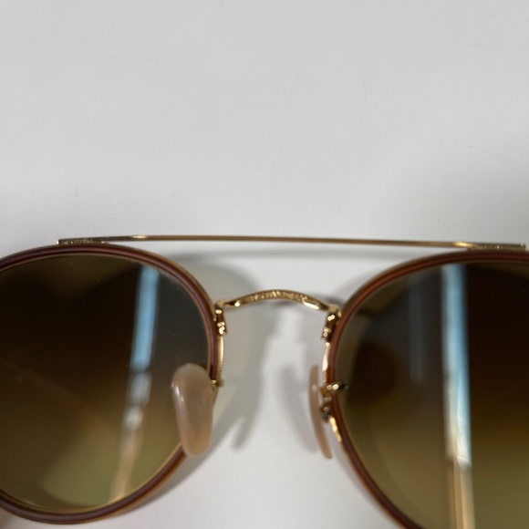 Ray-Ban Gold Round Sunglasses EUC main image 14